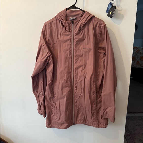 Columbia Soft Pink Zip-Up Jacket XXL - Picture 1 of 3